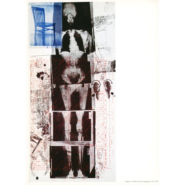 1960s Robert Rauschenberg "Booster and 7 Studies" Gemini g.e.l. Prospectus and Reception Invitation For Sale - Image 10 of 12