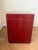 Wood 1960s Asian-Inspired Vintage Red Lacquered Storage Chest For Sale - Image 7 of 8