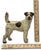 Vintage 1930s American Hubley Manufacturing Company Cast Iron Fox Terrier Dog Doorstop For Sale - Image 17 of 18