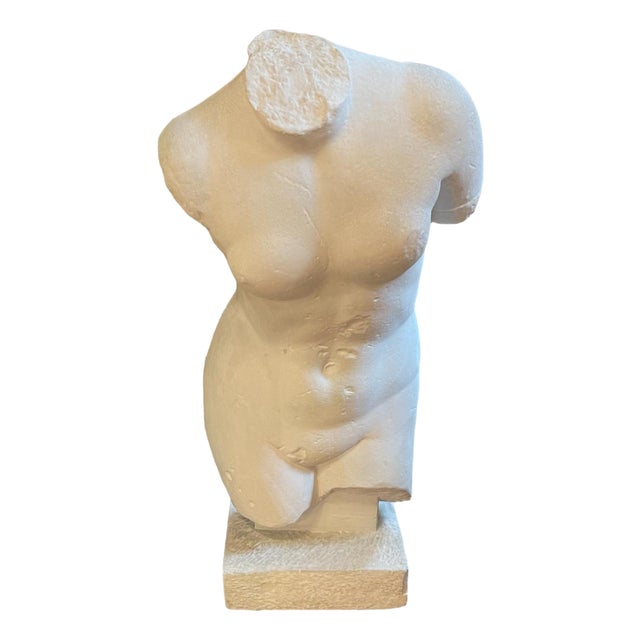 Large Studio Plaster Sculpture Bust of Woman by Lola Di Vito For Sale