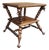 Merklin Brothers Attributed Barley Twist Quarter Sawn Oak Side Table With Lion Mask Mounts For Sale