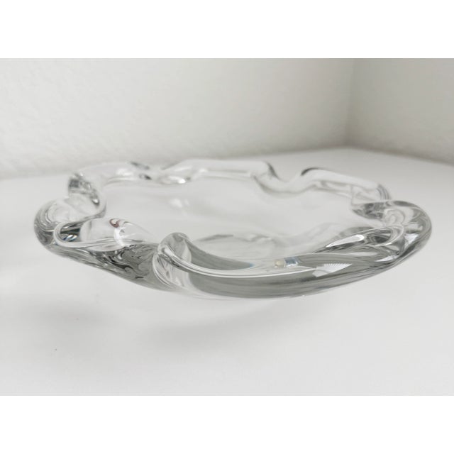 1960s Large French Crystal Vide-Poche, 1960's For Sale - Image 5 of 10