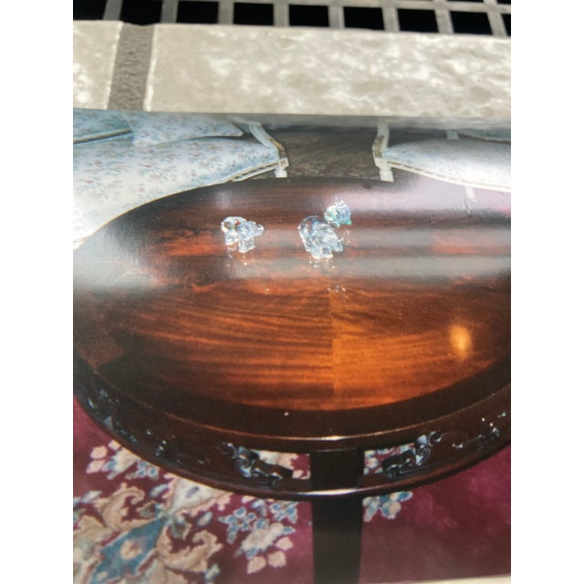 Art Deco Early 19th Century Mahogany Inlaid Open Work Coffee Table For Sale - Image 3 of 4