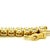 Circa 1990 14k Yellow Gold Three-Row Diamond Bracelet, 7.80 Carats For Sale - Image 9 of 14