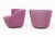 Kagan Nautilus Style Swivel Lounge Chairs, Pair For Sale In New York - Image 6 of 6