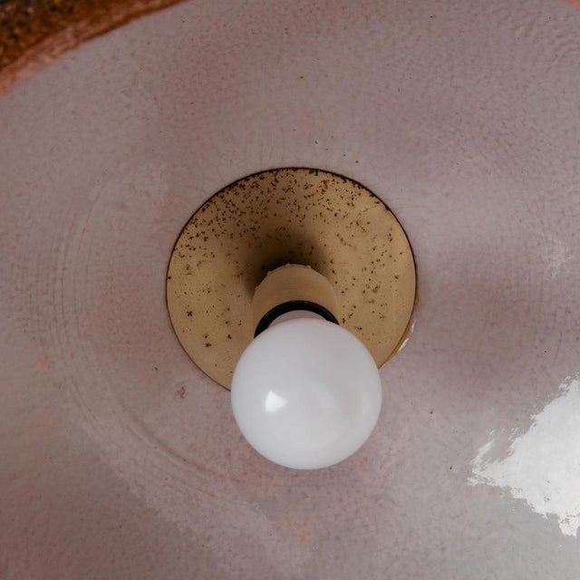 Vintage Danish Ceramic Pendant Light, 1970s For Sale - Image 11 of 12
