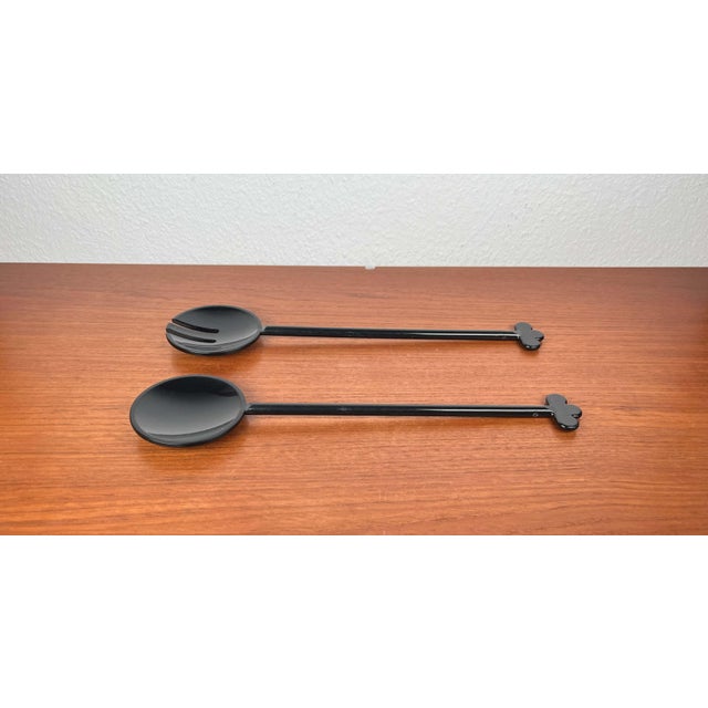 German Postmodern Salad Servers from Leonardo, 1980s, Set of 2 For Sale - Image 14 of 14