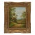 1980s Framed Oil on Canvas Landscape Tree Painting For Sale