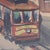 Jack Laycox Watercolor San Francisco Trolley Circa 1960s Framed Signed For Sale - Image 9 of 14