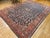 19th Century Persian Heriz Serapi Rug, Hand-Knotted Wool, Allover Geometric Pattern, Blue & Red, 8x11 For Sale - Image 10 of 18