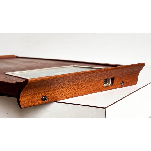 Wood Mid Century Modern Teak Electric Warming Tray by Salton Hotray, Usa, C. 1960s For Sale - Image 7 of 8