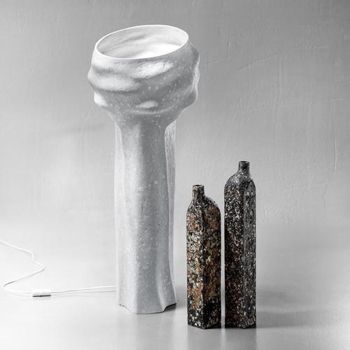 Contemporary Contemporary Concrete Accent Floor Lamp by Donatas For Sale - Image 3 of 13