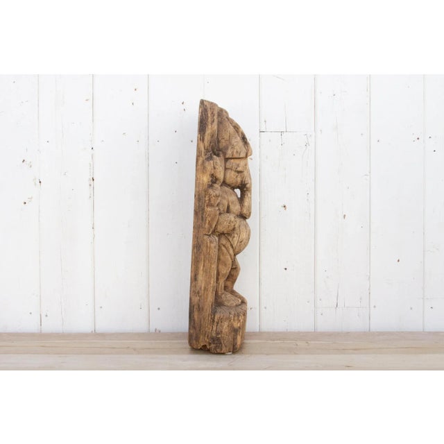 Wood Antique Nepalese Carved Ganesha For Sale - Image 7 of 10