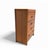 1930s Art Deco Waterfall Tallboy Dresser With Figured Wood For Sale - Image 14 of 16