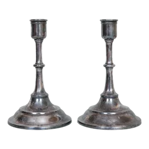 Towle Silverplate Candlestick Holders - a Pair