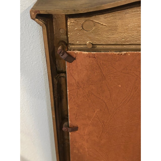 1963 Syroco Petite Gold Finish Neoclassical Mirror For Sale - Image 9 of 12