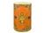 Asian Distressed Light Orange Tibetan Style Jewel Symbol Round Drum Table For Sale - Image 3 of 10