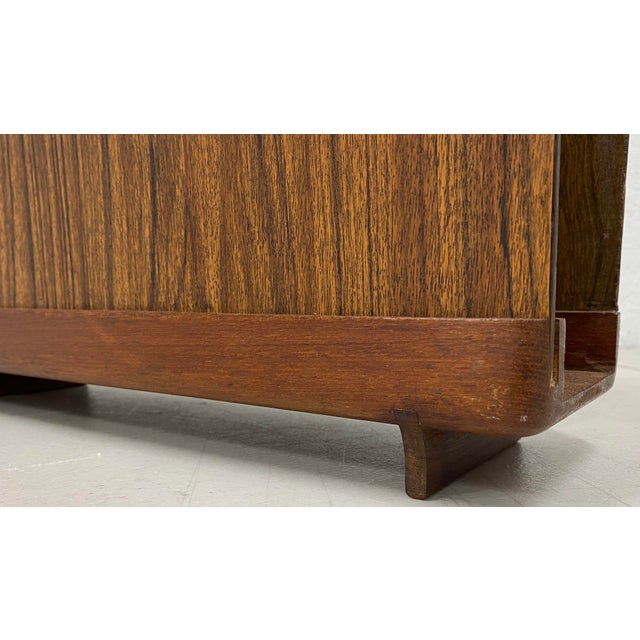 Wood Ernest Sohn Siamese Teak Magazine Holder C.1960s For Sale - Image 7 of 9