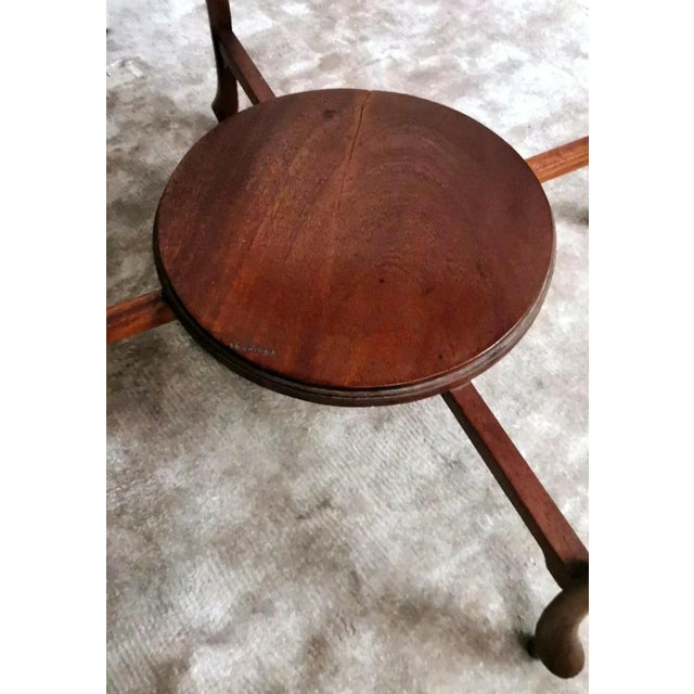 1920s Chippendale Style English Wood Coffee Table For Sale - Image 10 of 13
