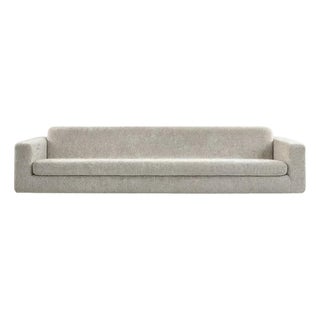 Soft Beige Wool Bouclé Floating Sofa by Dennis Kaiser For Sale