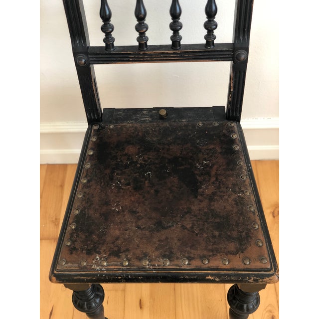 Victorian Adjustable Music Chair Beethoven 1900 For Sale - Image 12 of 12