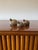 1970s. Hollywood Regency Silver-Plate Quails Shaped Salt and Pepper, Gucci Italy - 3 pcs For Sale - Image 11 of 11