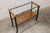 Vintage Teak, Black Metal, and Glass Serving Cart on Casters, 1960s For Sale - Image 4 of 17