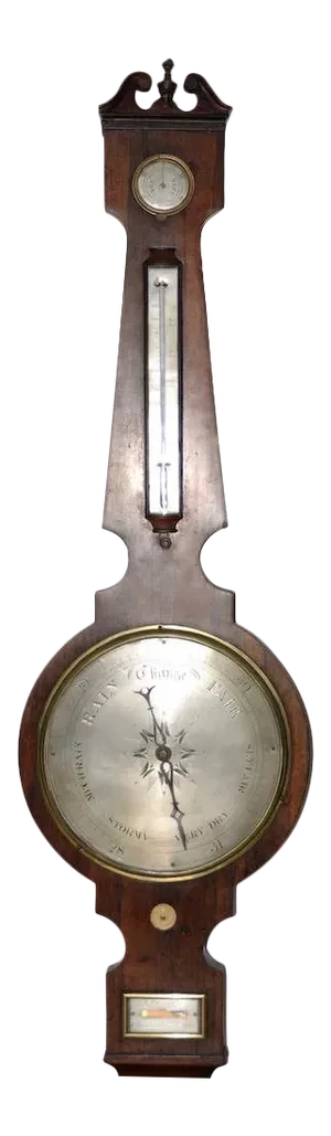 19th Century Walnut Cased Barometer