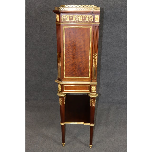 Wood French Louis XVI Bronze Mounted Vernis Martin Secretary Desk by Henri Picard For Sale - Image 7 of 17