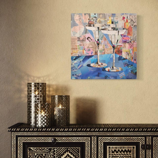 2020s Date Night Signed Original Collage Artwork For Sale - Image 5 of 13