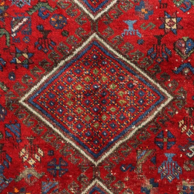 Middle Eastern Afshar Rug For Sale - Image 3 of 8