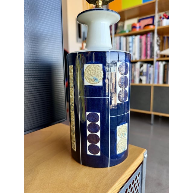 Mid-Century Modern 1967 Royal Copenhagen Ceramic Table Lamp Inge-Lise Koefoed Fog & Mørup Danish Modern Midcentury For Sale - Image 3 of 14