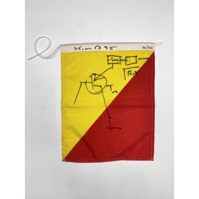 Textile Klaus Vom Bruch, Cargo Cult: Mann über Bord Flag Artwork, 1995, Fabric For Sale - Image 7 of 16