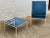 Mr. Brown London Fitzroy Blue Chairs - a Pair For Sale - Image 9 of 10
