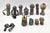 Lot of Tibetan Silver and Mixed Metal Wax Seal Stamps, Set of 13 For Sale - Image 4 of 10