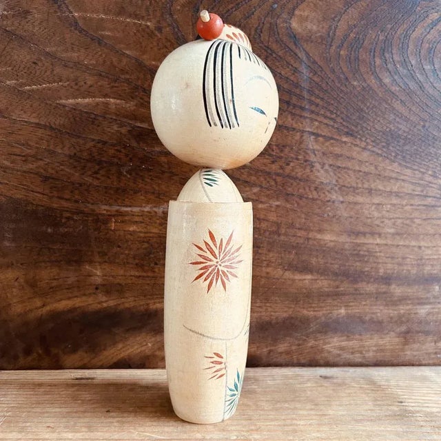 Vintage Kawaii Sosaku Kokeshi Doll, Japan, 1970s For Sale - Image 6 of 9