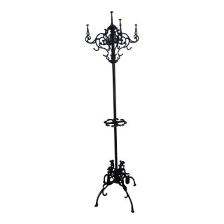 Victorian Late 1800s Tall Coat Hat Rack Umbrella Stand 6629 For Sale