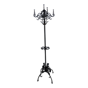 Victorian Late 1800s Tall Coat Hat Rack Umbrella Stand 6629