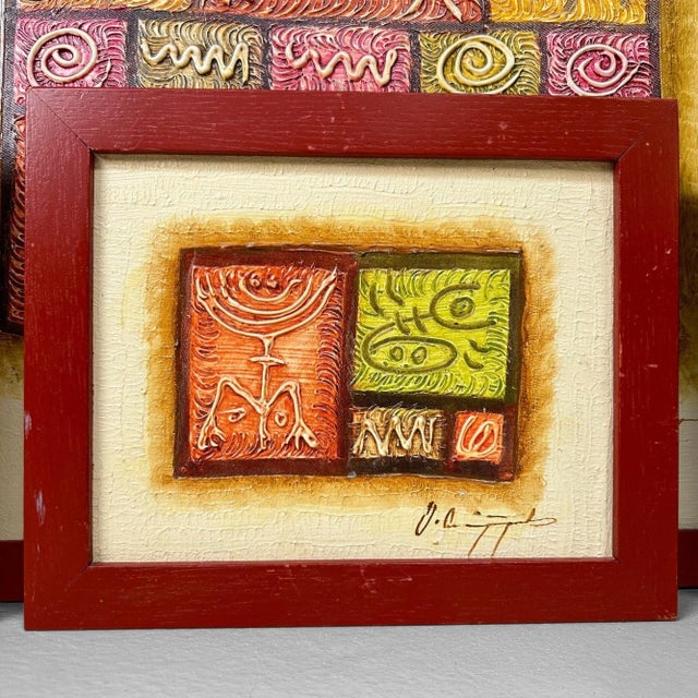 Untitled, 1970s, Oil on Canvas, Framed, Set of 4 For Sale - Image 4 of 18