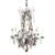 A French Silvered-Bronze and Crystal Fruit Twelve-Light Chandelier For Sale