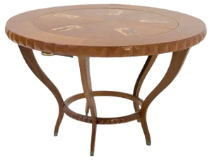 Game Table by Paolo Buffa for Serafino Arrighi, 1950s