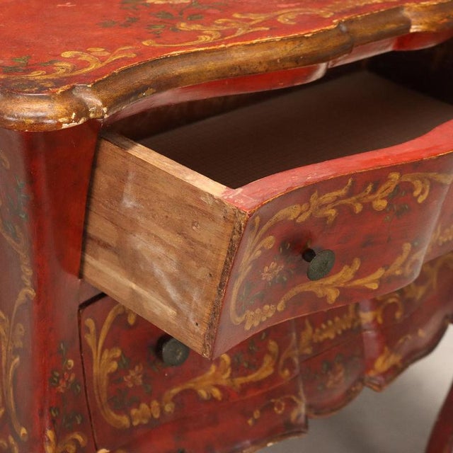 Small Venetian Baroque Style Chest of Drawers For Sale - Image 4 of 10