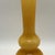 Mid-Century Modern 1960s Empoli Butterscotch Art Glass Cased Double Ball Fluted Bud Vase For Sale - Image 3 of 12