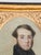 Gold 19th Century Fine American Miniature Watercolor Portrait of a Gentleman For Sale - Image 8 of 16