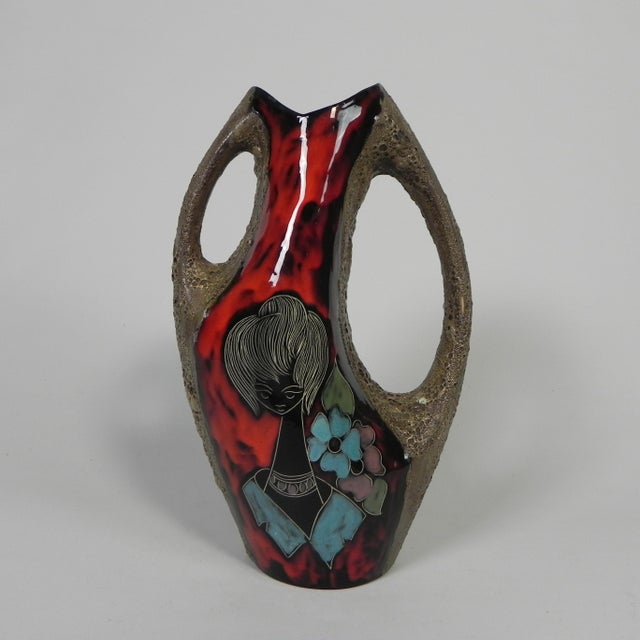 Vintage Fat Lava Vase from Vallauris, 1950s For Sale - Image 18 of 18
