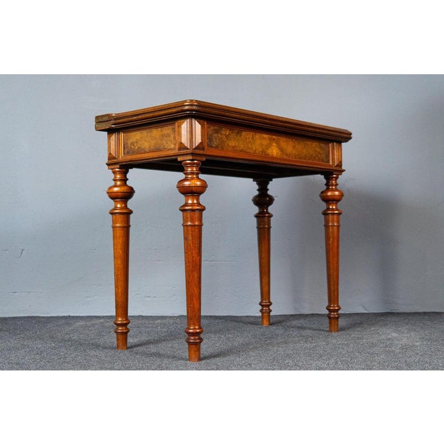 Vintage Brown Console Table For Sale - Image 6 of 18
