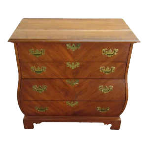 Walnut and Rosewood Bombay Style Chest of Drawer