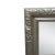 Neoclassical Regency Hand-Carved and Silver Foiled Wooden Mirror, 1970 For Sale - Image 4 of 7