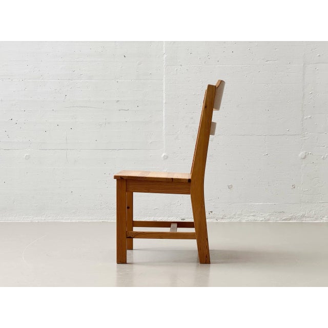 Mid-Century Modern Pine Chair from NC, Sweden, 1970s For Sale - Image 3 of 16