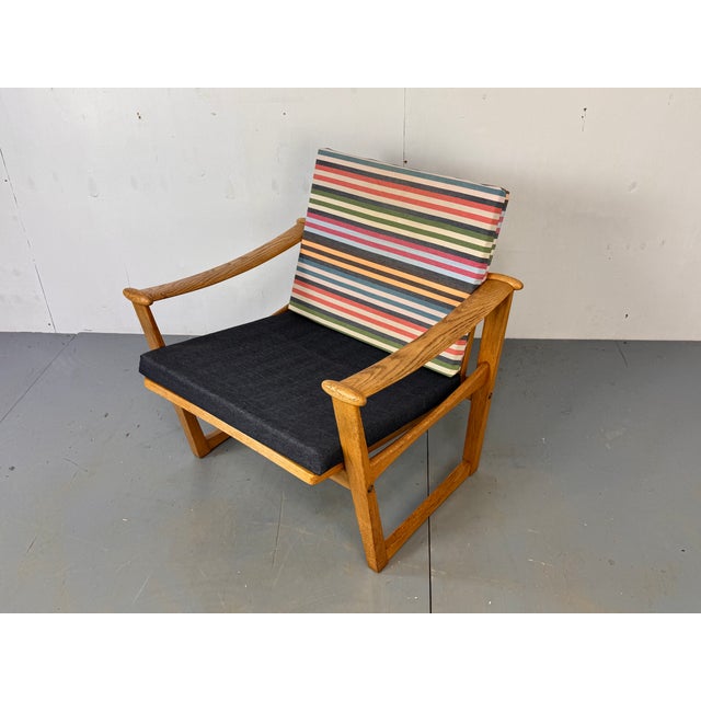 Vintage oak Mid Century Danish Design Finn Juhl easy Chair, 60s Beautiful Danish design organic shaped chair. Designed by...